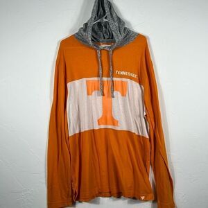 🔥🏈 TENNESSEE VOLUNTEERS College Lightweight Pullover HOODIE Tee Sz XL - PERFEC